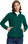 33,000ft Women's Polar Fleece Jacket Zip Up Lightweight Hiking Sweatshirt