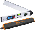 Neoteck 16 inch Digital Angle Finder 225°Aluminum Protractor LCD Backlight