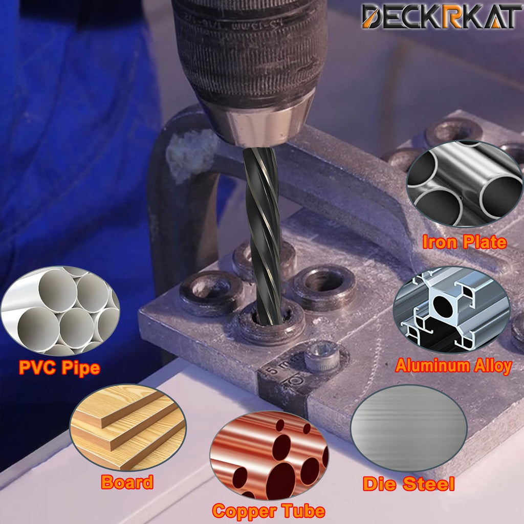 1" Reamer Drill Bit for Metal, M2 HSS Taper Reamer for Steel, Alloy, Wood, Plastic to Align, Enlarge Holes – 5-Spiral Flutes, 1/2" Non-Slip Shank, 25mm Car Reamer, Bridge Construction Reamer.