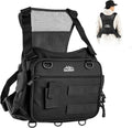 Fishing Chest Pack with 3 Bait Boxes, Fly Fishing Tackle Bag & Work Station