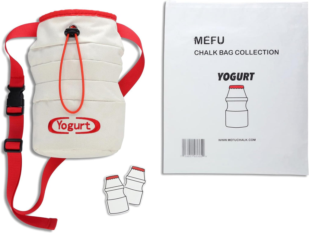 Chalk Bag for Rock Climbing, Bouldering, and Weightlifting - Asian-Inspired Design - Premium Chalk Bucket with Quick-Clip Belt, Zipper Pocket, Brush Holder
