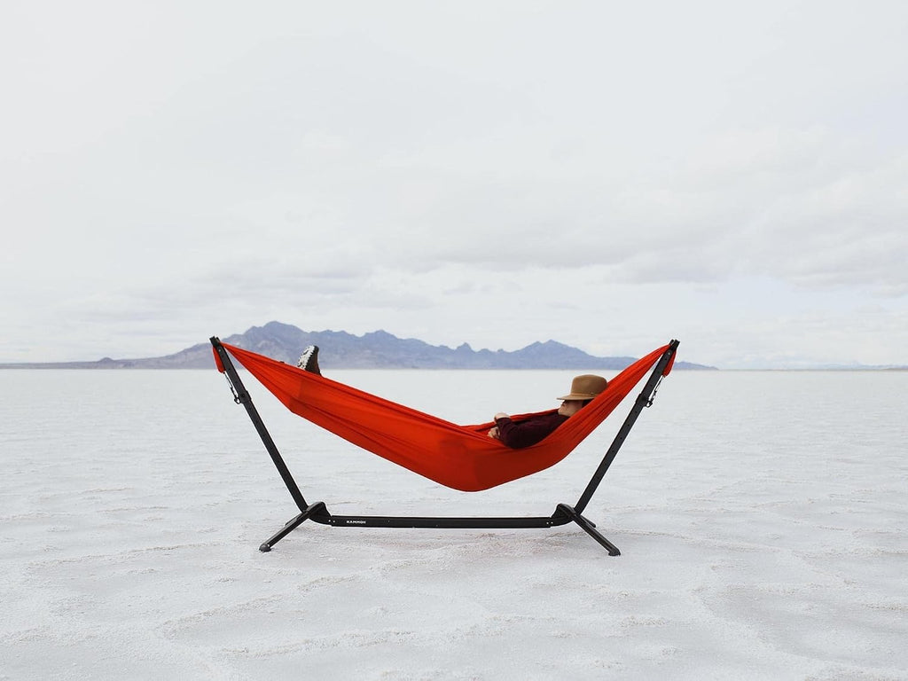 Kammok: Swiftlet Portable Hammock Stand | Lightweight, 15lbs, Easy, Fast Setup, Chair Mode. (Carry Bag with Straps. Made for Home-to-Travel, Camping, Park, Backyard), *Hammock Sold Separately*