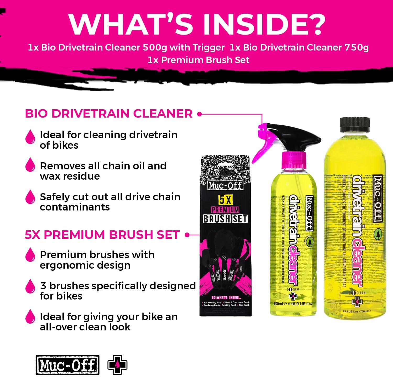Muc-Off Drivetrain Cleaner & Degreaser Spray