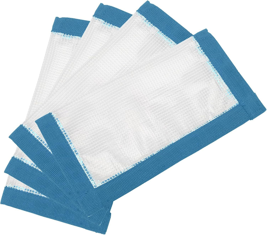 Fishing Lure Wrap for Rod, Tangle-Free Safety Hooks Cover, Secure Protectors Holder Storage for Various Bait (Blue - 4PK)
