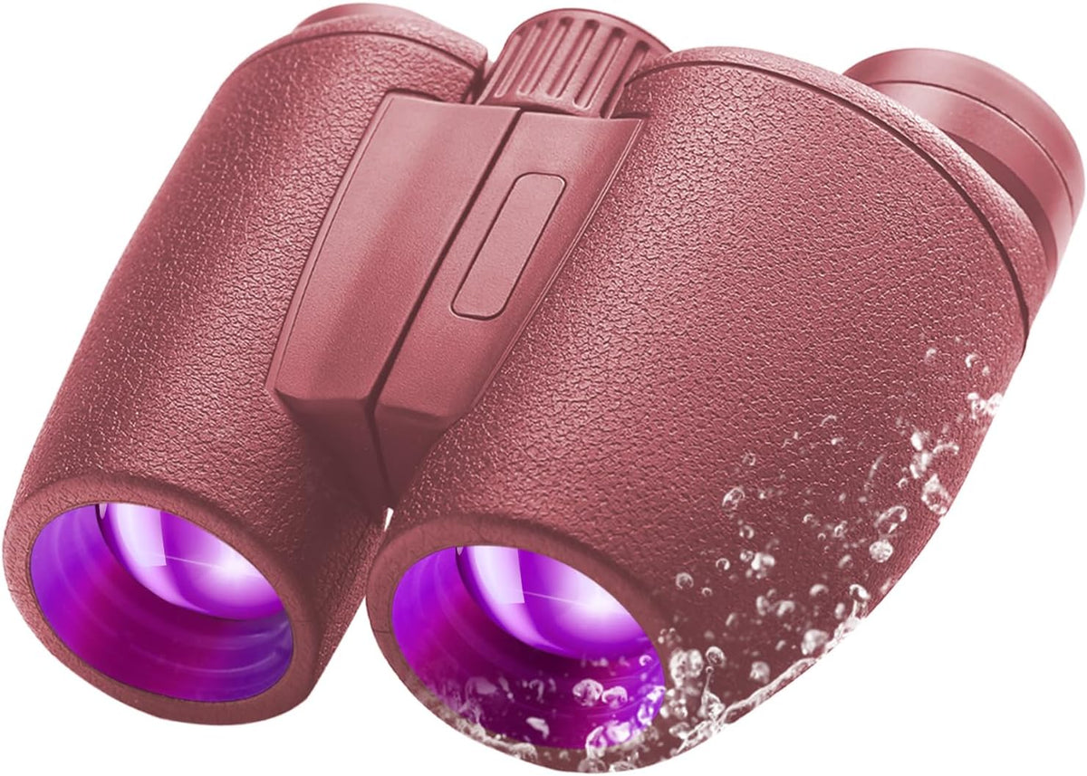 8x30 Khaki Compact Binoculars for Adults & Kids,