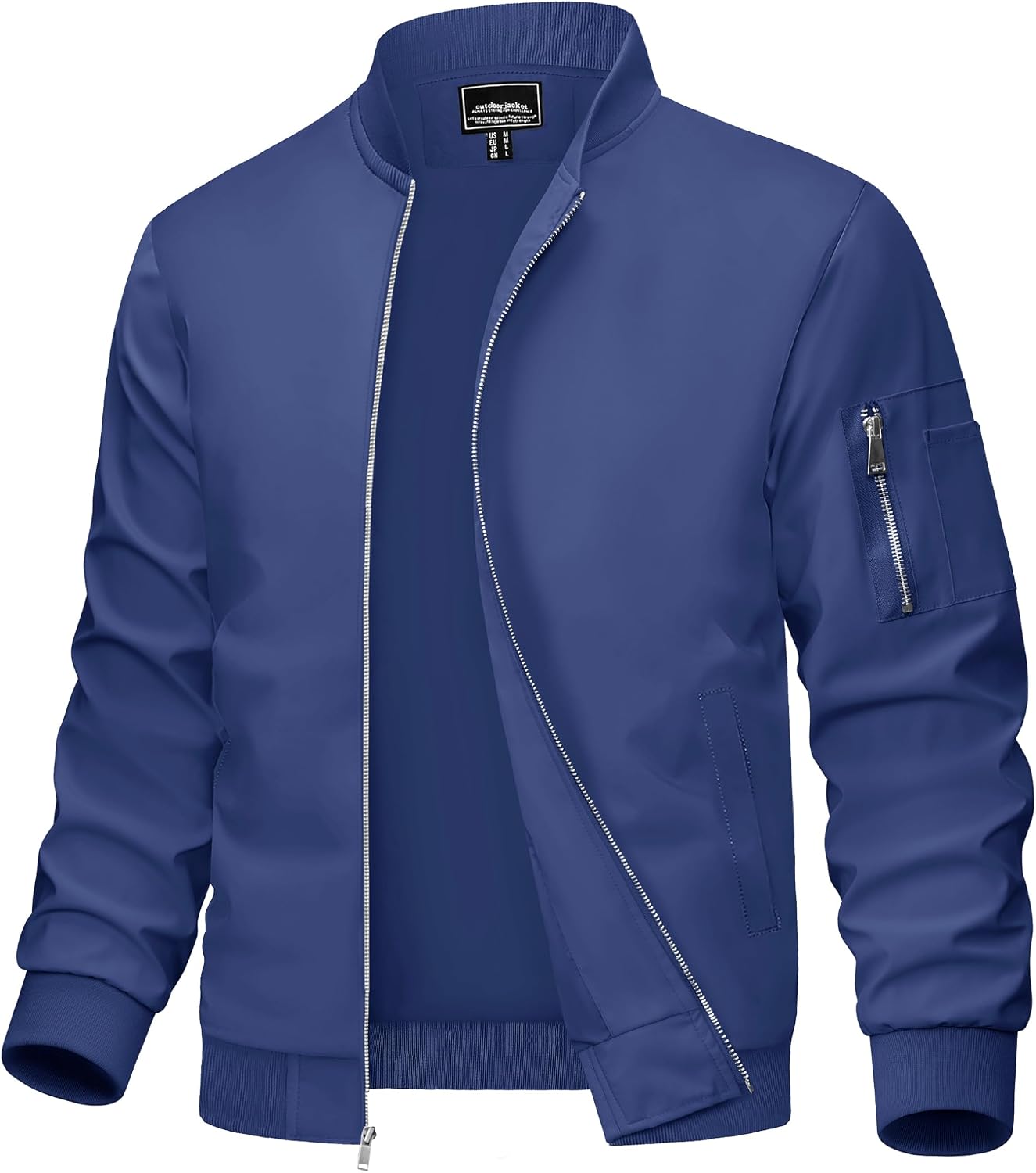 MAGCOMSEN Men's Bomber Jacket Lightweight Windbreaker Spring Fall Jacket