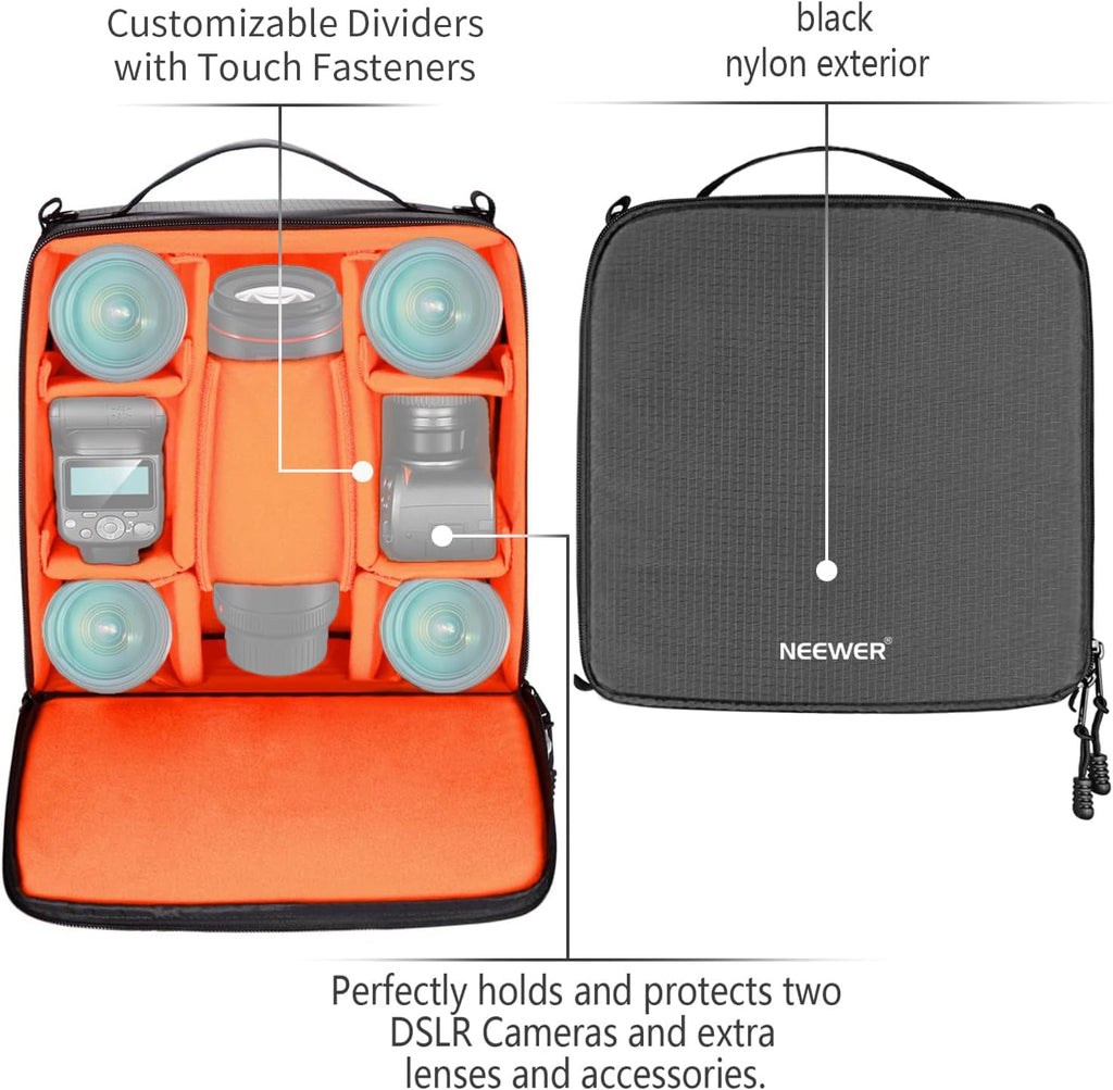 NEEWER Flexible Partition Camera Padded Bag Insert Protection Handbag