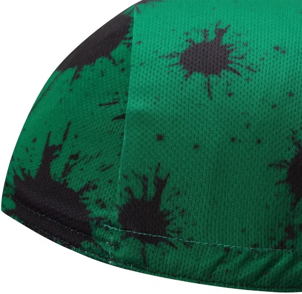 Funny Cycling Cap - Polyester Skull Cycling Hat-Under Helmet -Cartoon Cycling Helmet Liner Breathable&Sweat Uptake