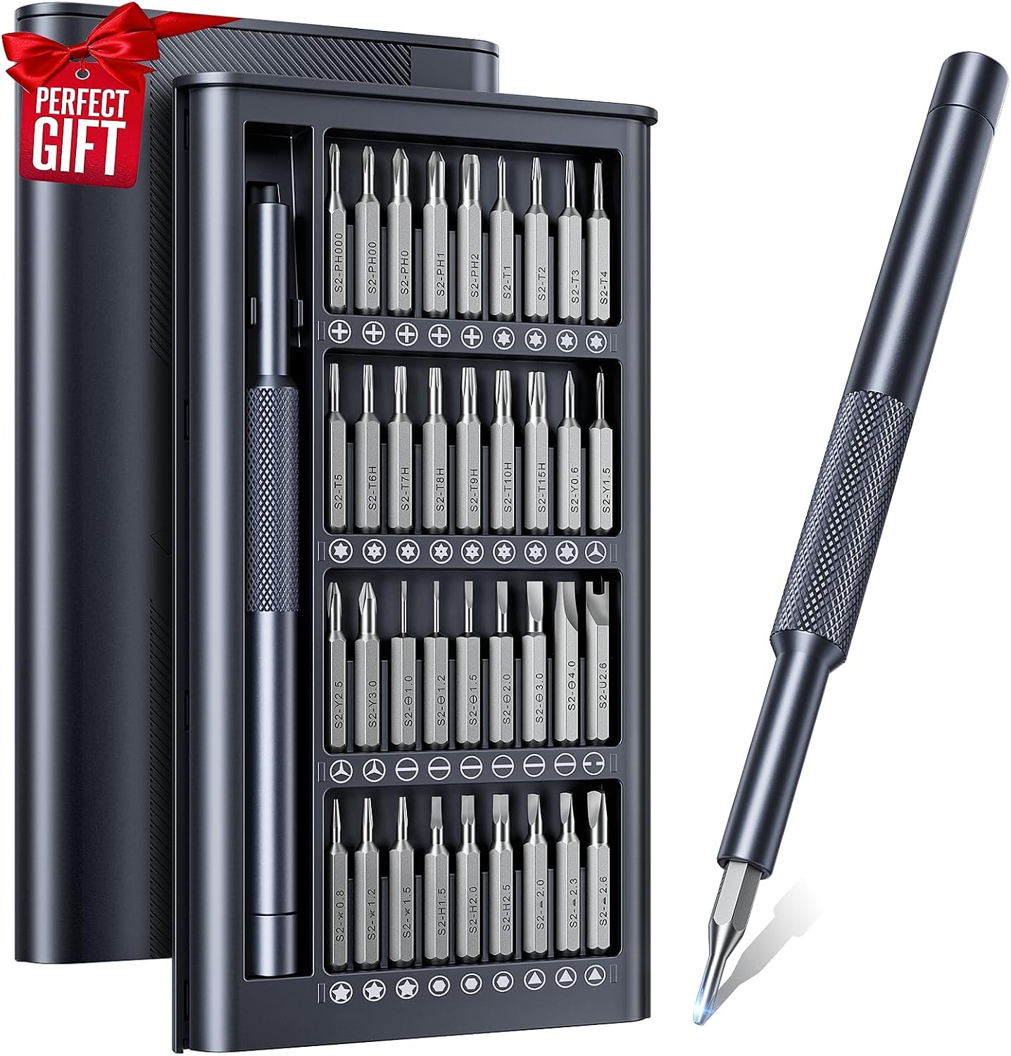 AXTH 76-in-1 Mini Electric Screwdriver Set, [Precise Torque Control]