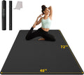 CAMBIVO 72''x48'' Large Yoga Mat, Extra Thick TPE Workout Mat