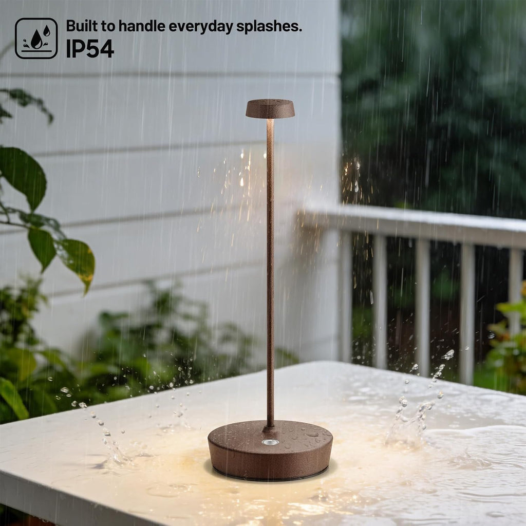 2 Pack Rechargeable Cordless Table Lamp, 6000mAh Battery Table Light
