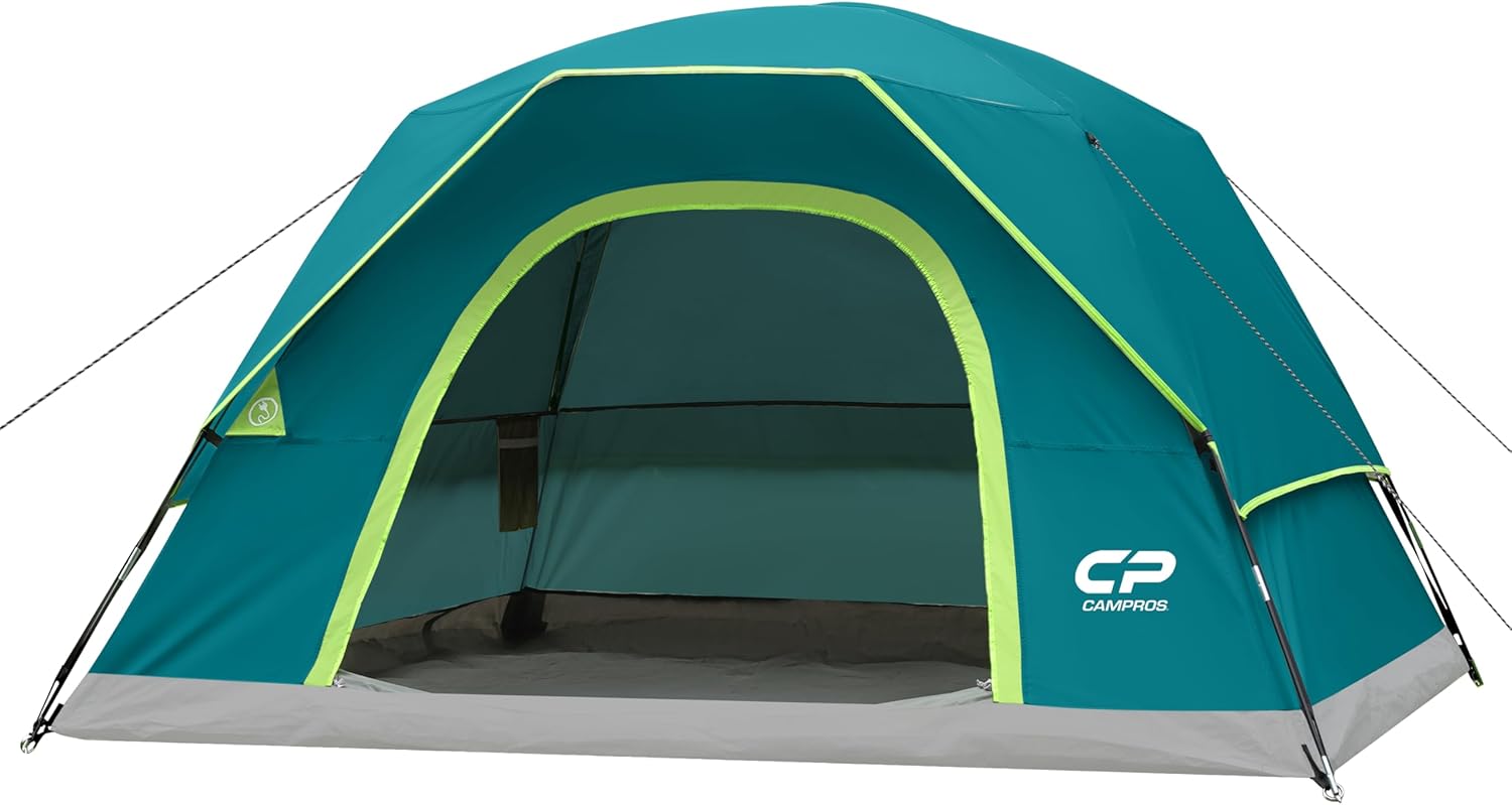 CAMPROS CP Tents for Camping 2/4/6 Person, Waterproof Windproof Dome Tent