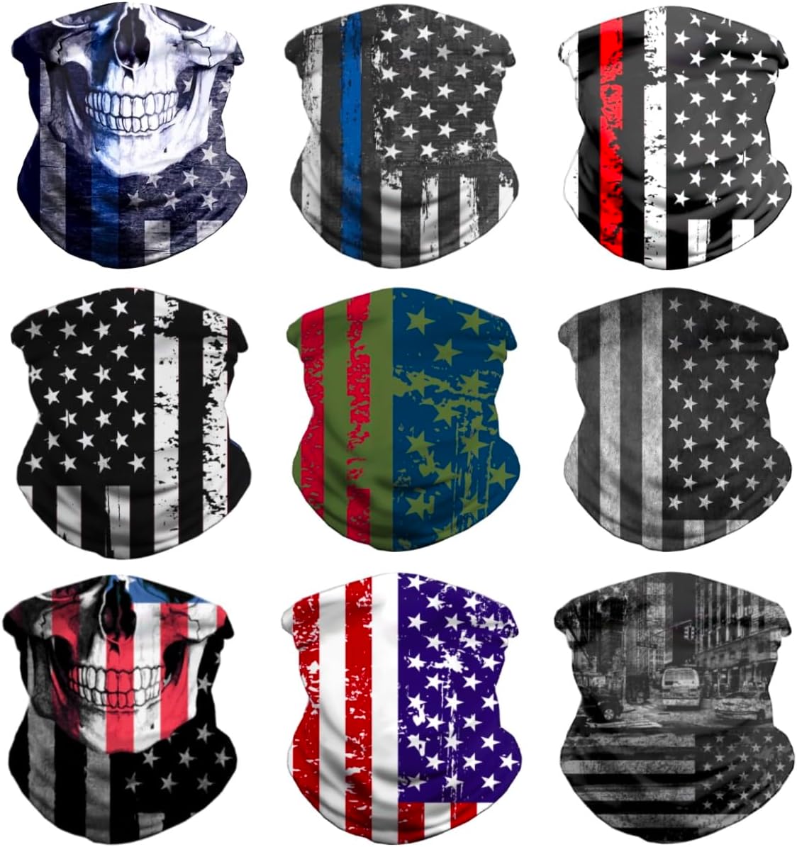 VCZUIUC Neck Gaiter Face Cover Mask Balaclava for Men and Women