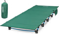 MARCHWAY Ultralight Folding Camping Cot Bed, Portable, Supports 275 lbs
