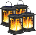 Solar Lanterns Outdoor Waterproof, Hanging Solar Lights 4 Pack