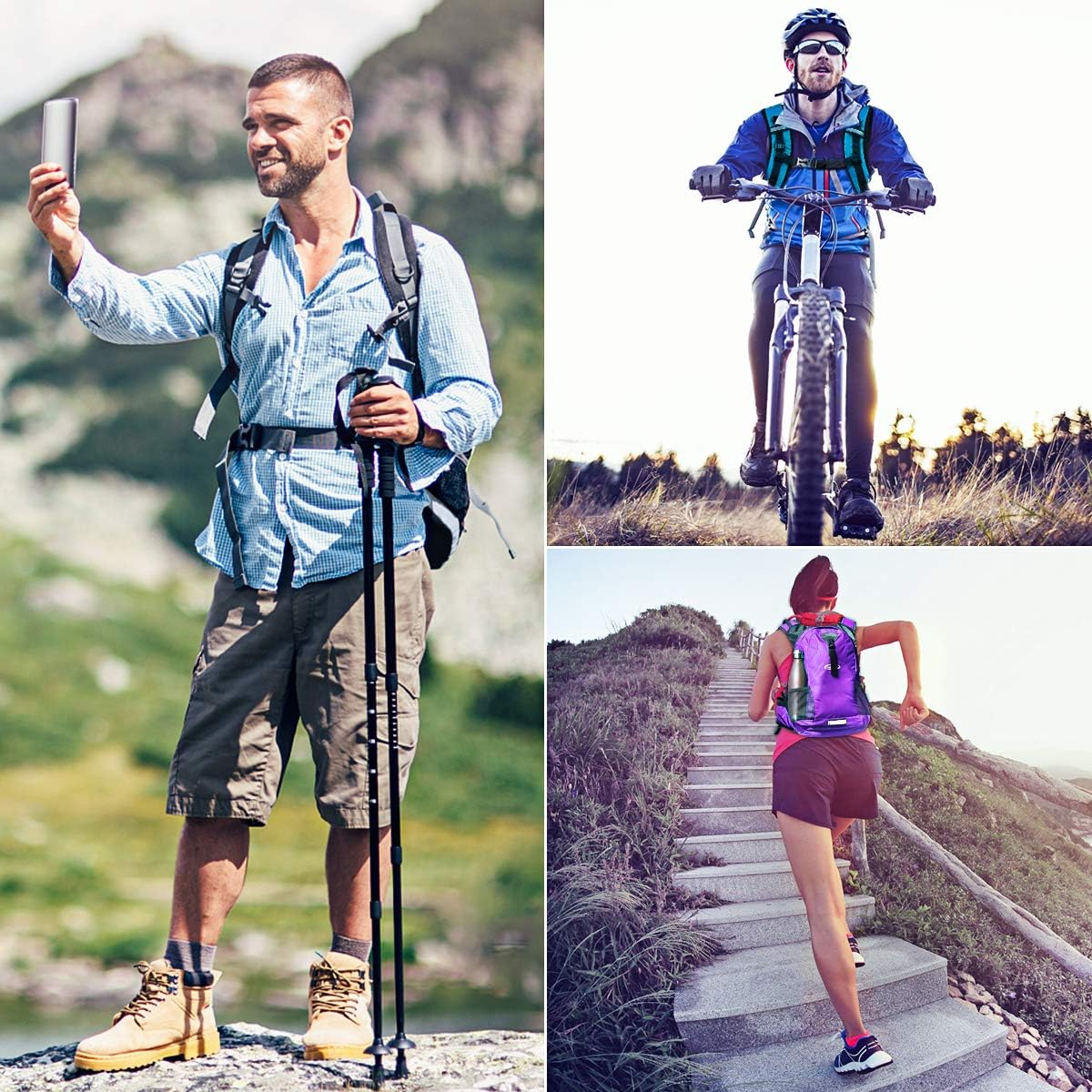 Hydration Pack Thermal Insulated Hydration Backpack with 2L BPA Free Leak-Proof Water Bladder, Daypack Perfect for Running, Cycling, Hiking, Climbing-Keep Liquids Cool Up to 4 Hours