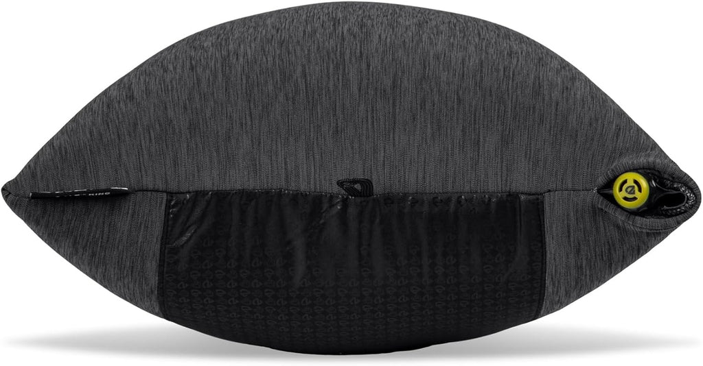 NEMO Equipment Fillo King Luxury Camping Pillow - Black Pearl/Birch Bud