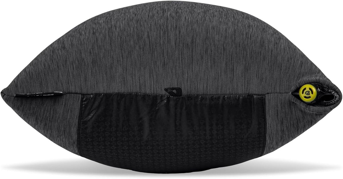 NEMO Equipment Fillo King Luxury Camping Pillow - Black Pearl/Birch Bud