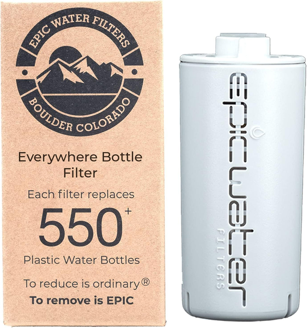 Epic EveryTap Bottle Filter Complete Filter | 1-Pack | 75 Gallon Total Life | 3-4 month Supply | Compatible with all Epic Water Bottles | Replaces Everyday and Outdoor (EveryTap)
