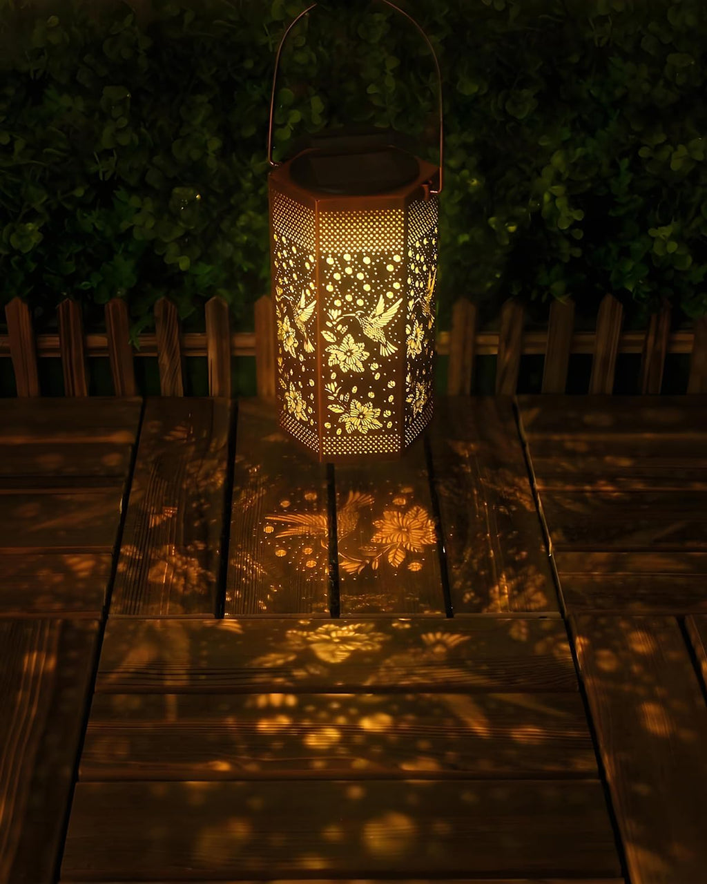 2 Pack Hummingbird Solar Lantern Outdoor Waterproof Outdoor