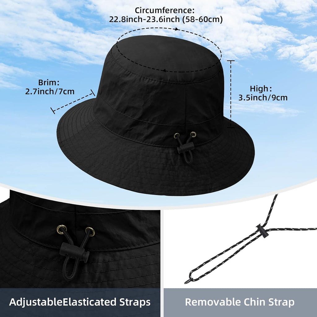 Durio Waterproof Bucket Hats for Woman UPF 50+ Sun Hat