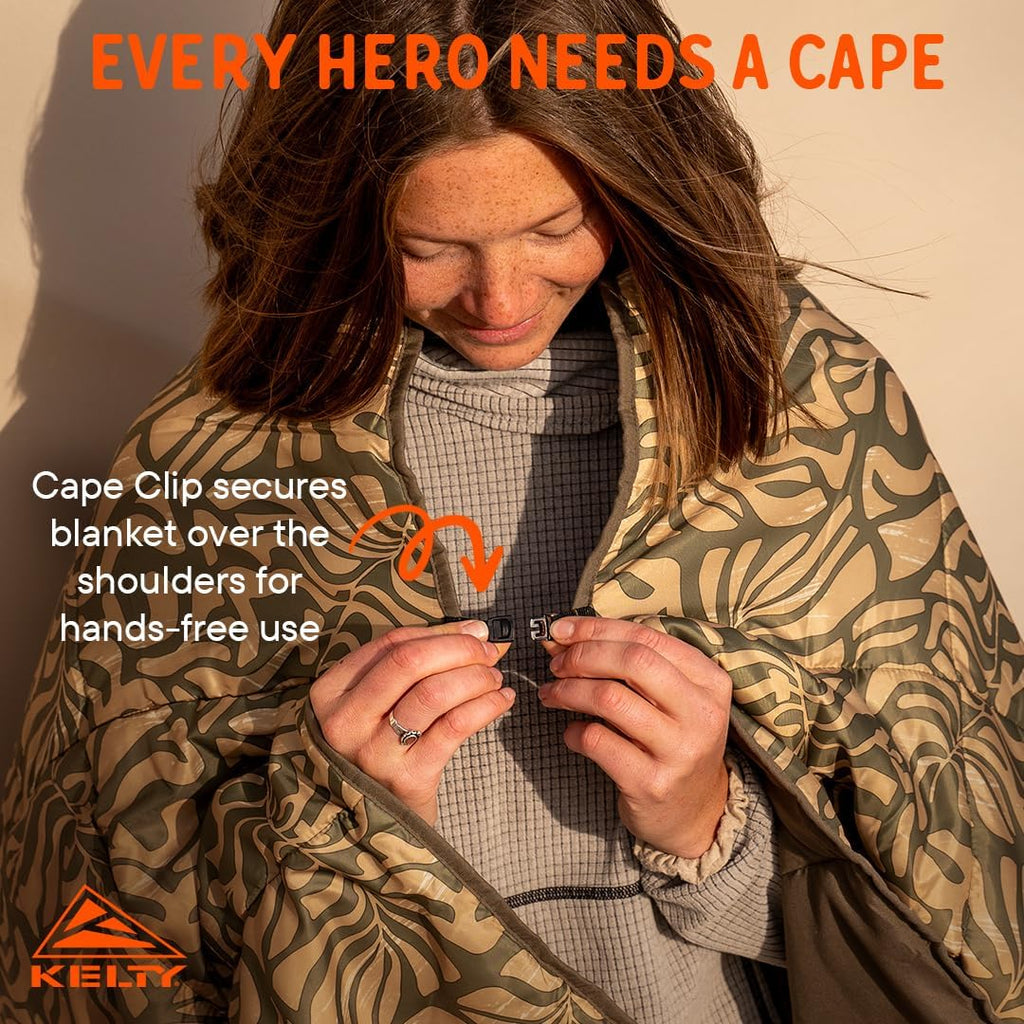 Kelty | Bestie Blanket Fern - Compact, Versatile Large 1P Camp Blanket - Twin
