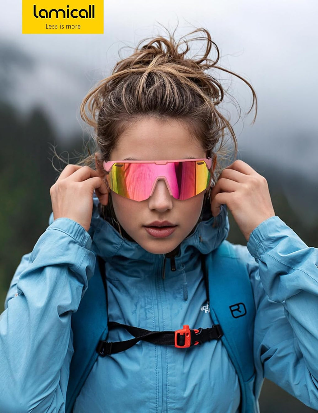 Lamicall 24g Polarized Sports Sunglasses for Men Women - UV400 Protection Sun Glasses for Baseball Running Cycling Fishing