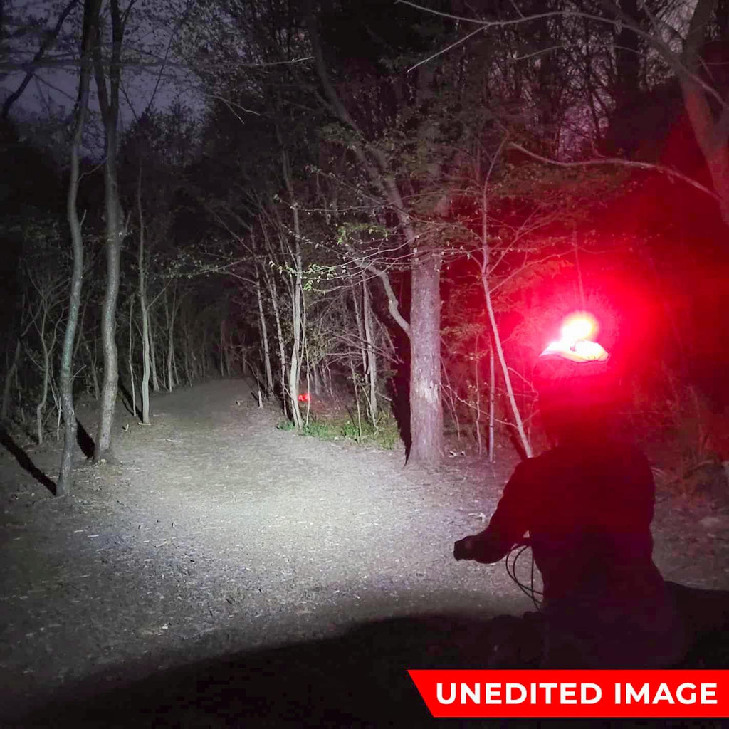 Rechargeable Bike Helmet Light - Night Riding Bicycle Light