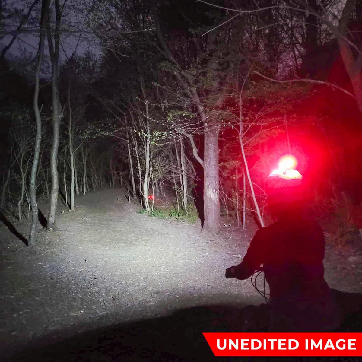 Rechargeable Bike Helmet Light - Night Riding Bicycle Light