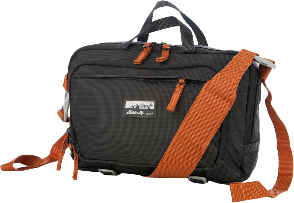 Eddie Bauer 7L Trail Bag with Removeable Shoulder Strap and Adjustable Waistband, Sienna