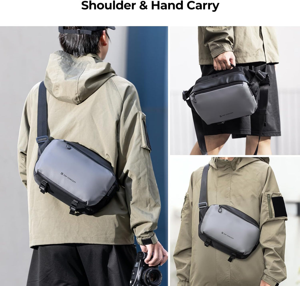 K&F CONCEPT 2 in 1 Camera Sling Bag, Everyday Shoulder Bag