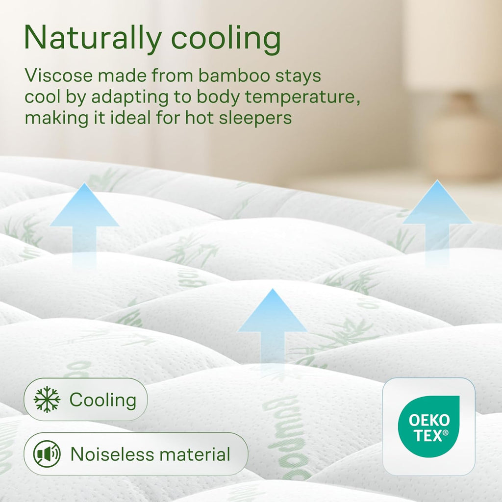 Niagara Sleep Solution Twin XL Ultra Soft Mattress Topper—Back Pain Relief