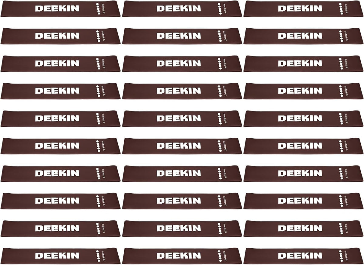 DEEKIN 30 Pcs Resistance Exercise Bands Bulk