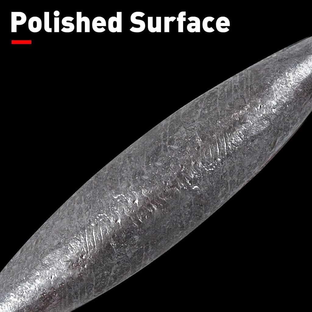 Through Wire Inline Torpedo Sinkers, Lead Double Ringed One Piece Wire Saltwater Fishing Torpedo Weights for Bottom Surf Fishing 1oz, 2oz, 3oz, 4oz, 5oz