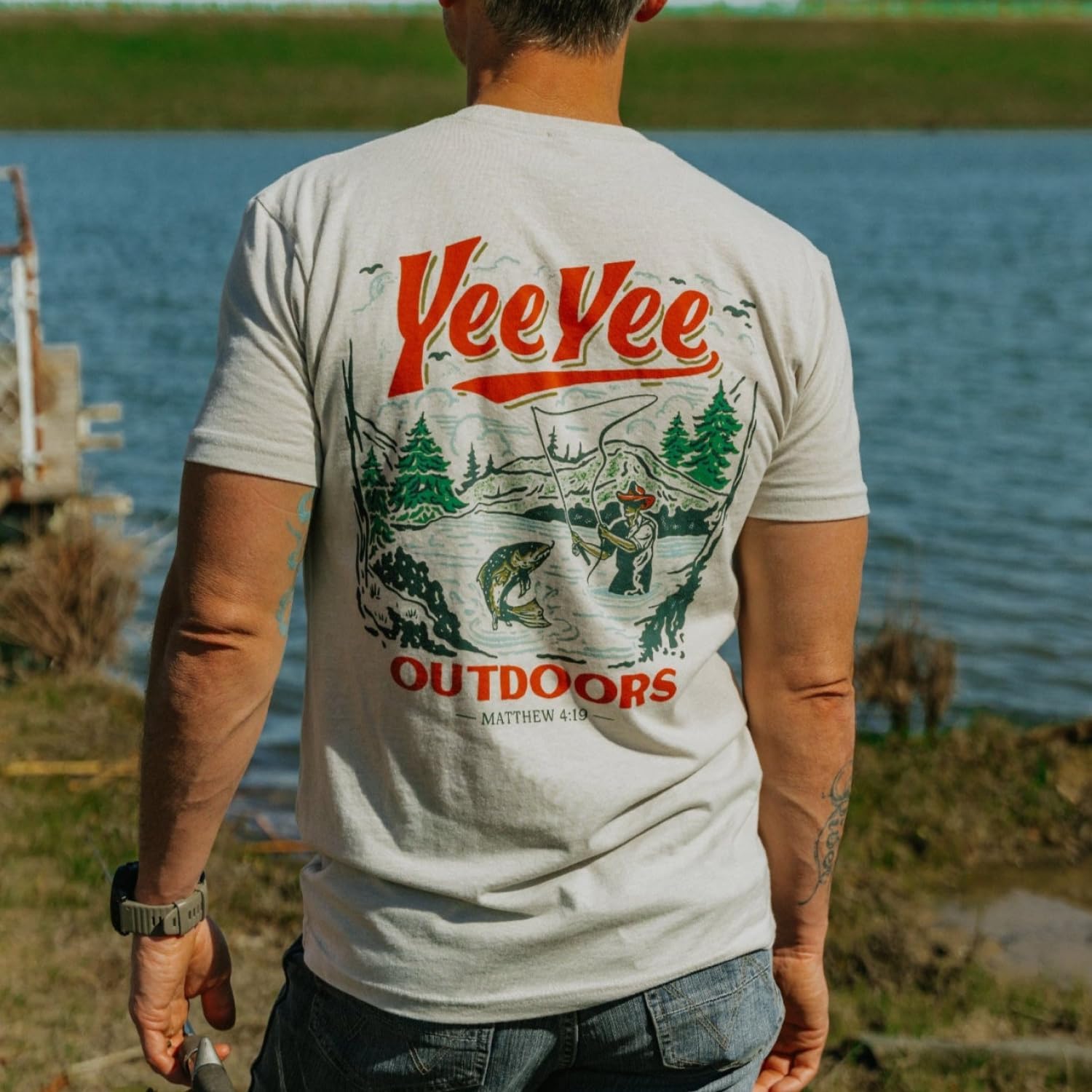 Yee Yee Apparel Christian Faith Graphic Tee Shirt – Men’s Christian Graphic Tees and Short Sleeve Shirts