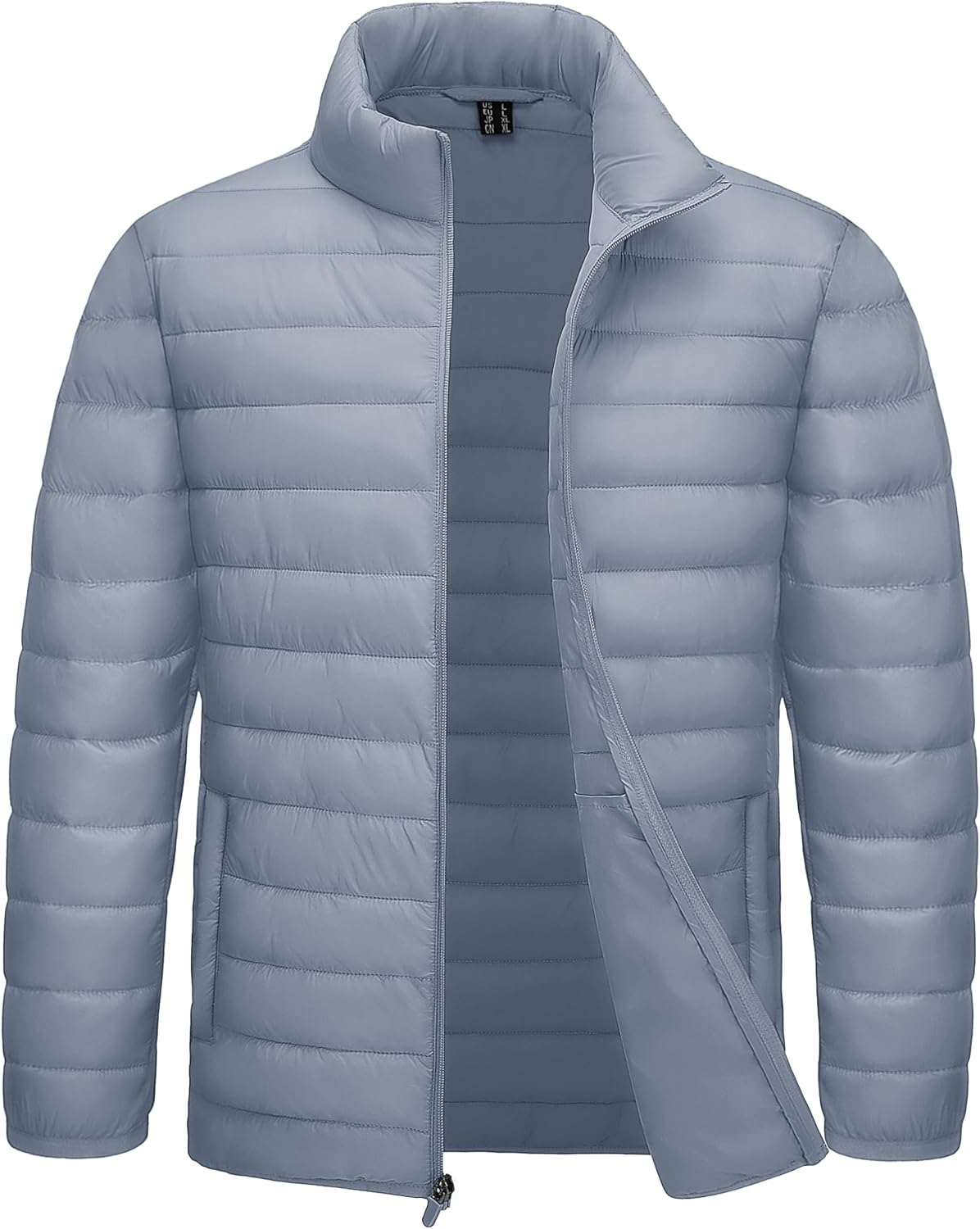 TACVASEN Men's Lightweight Puffer Jacket Quilted Insulated Winter Coat