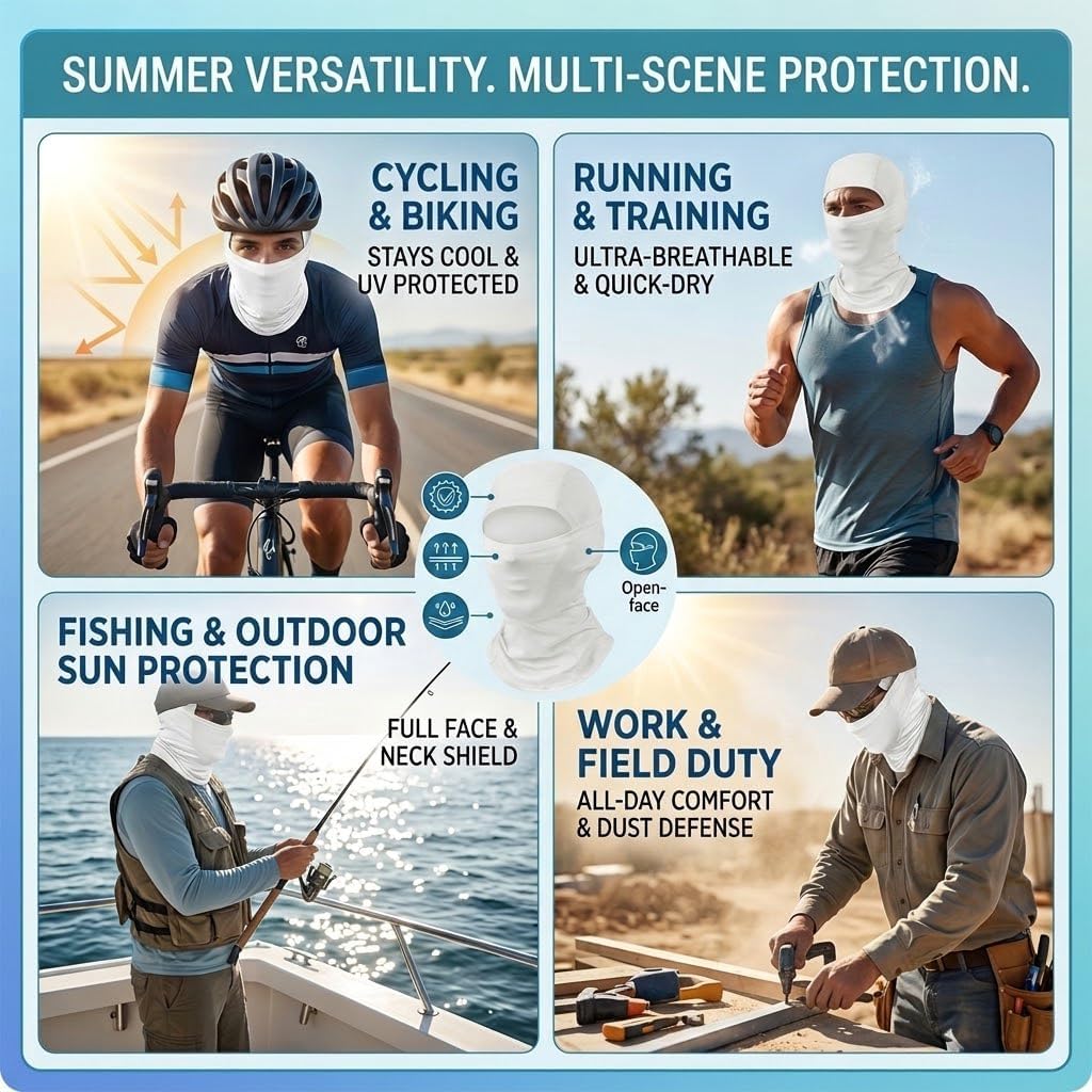 Balaclava Ski Mask Motorcycle Face Mask Summer Cooling