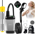 FizZeal Portable Camping Shower with 2000W Auto-Off Heater