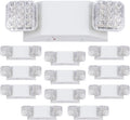 GRUENLICH LED Emergency Light for Business, Battery Backup, 12 Pack