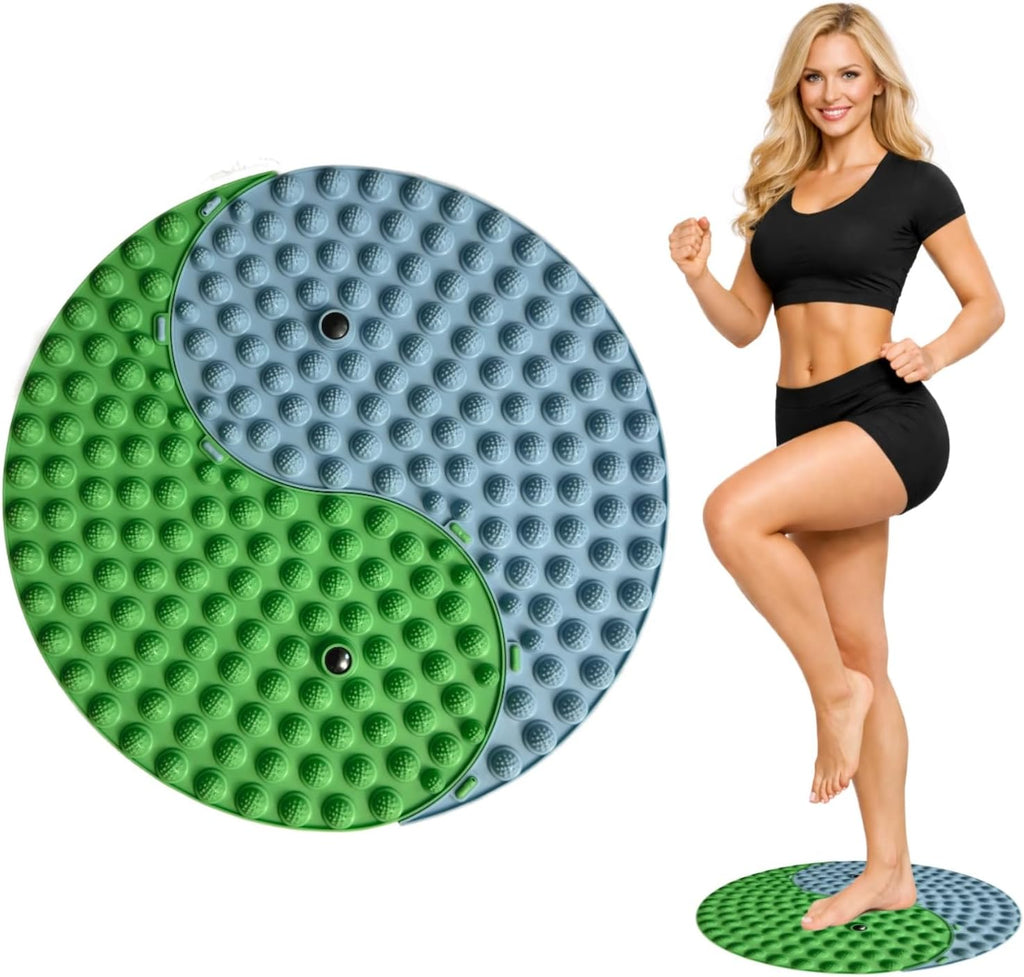 Soft TPR Extra Large Acupressure Foot Massage Mat With Removable Ball