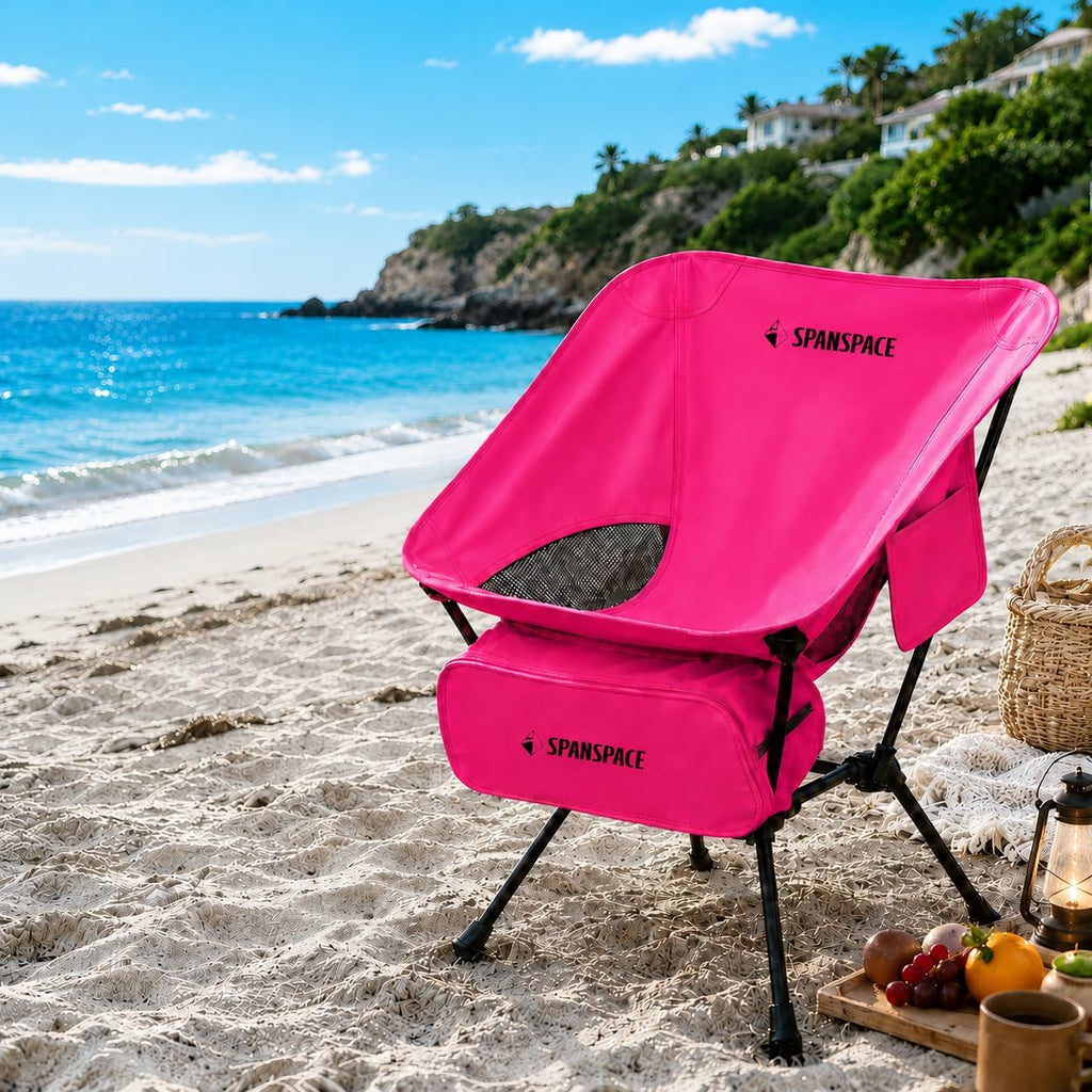 Ultralight Camping Chair for Adults, 3.6 lb, 350 lb Capacity