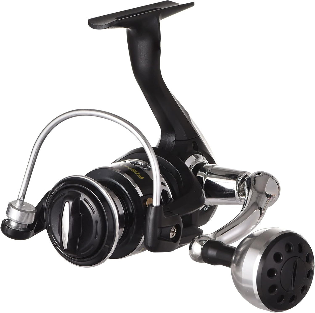 Fishdrops Spinning Fishing Reels, Lightweight Spinning Reel, 15.5 LBs Max Drag, 5.1:1/5.5:1 High Speed Ultra Smooth Powerful with CNC Aluminum Spool Fishing Reels Freshwater(Black/Gold)