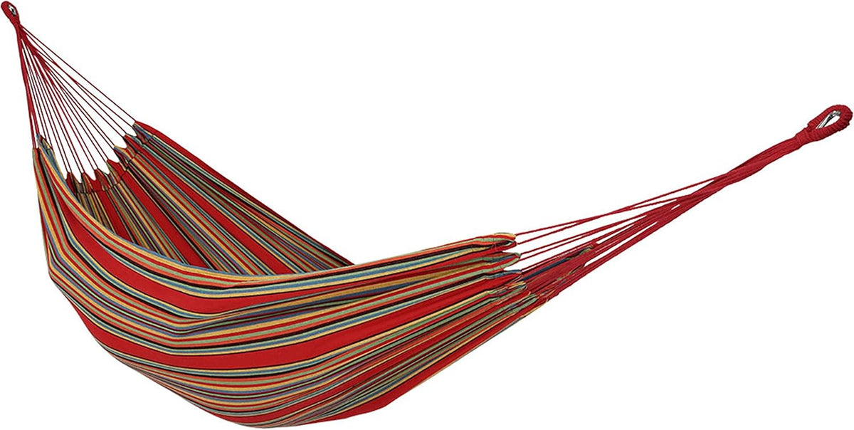 Sunnydaze Brazilian Double Hammock Without Stand, Portable, Calming Desert