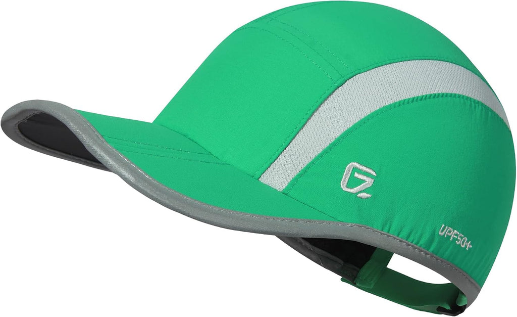GADIEMKENSD Reflective Folding Outdoor Hat Unstructured Design UPF 50+ Sun Protection Sport Hats for Womens and Mens