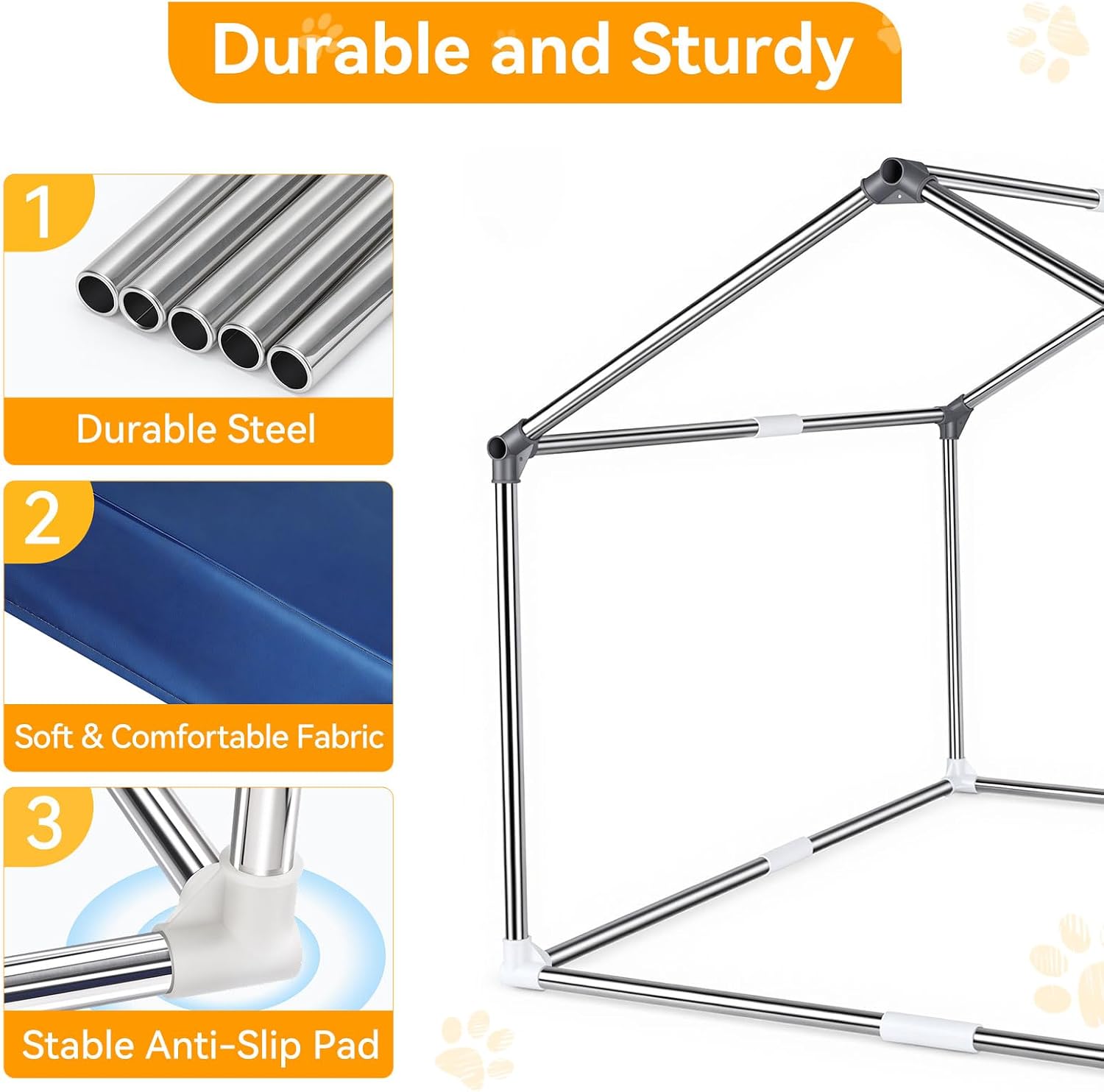 Dog Tent for Outside, Dog Shade for Medium Dogs, Pet Shelter for Indoor