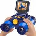Binoculars for Kids with Night Vision, 2.4" HD Screen & 10X Zoom for Photo and Video - Outdoor Adventure Binoculars Bird Watching, Camping, Hiking, Gifts for Kids Ages 4+ (Blue)