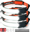 Headlamp Rechargeable, 3 Pack Bright LED Headlamps Wide Beam Head Lamp Headlight Flashlight with Red Tail Light 1200lm Lightweight Adjustable Waterproof for Biking Running Fishing Camping