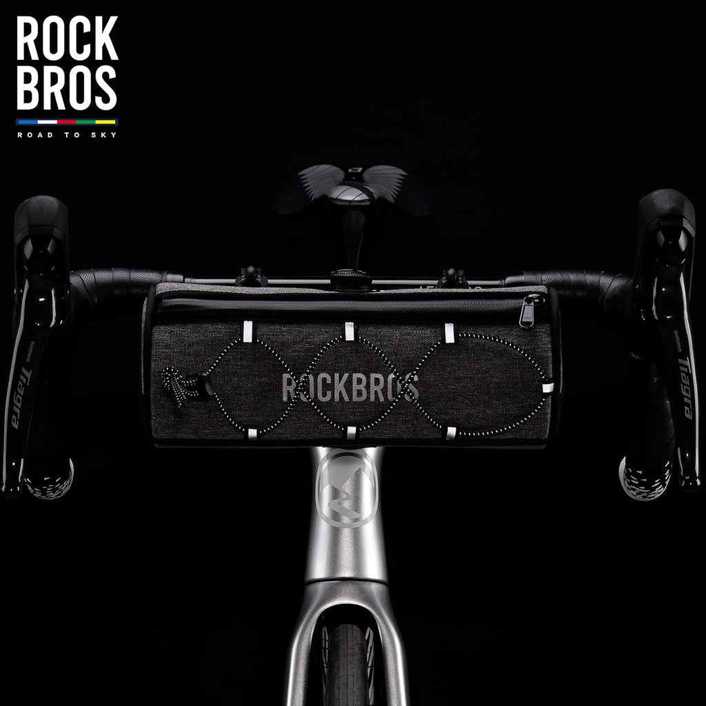 ROCKBROS ROAD TO SKY Bike Handlebar Bag 2L Knob Mount Lightweight