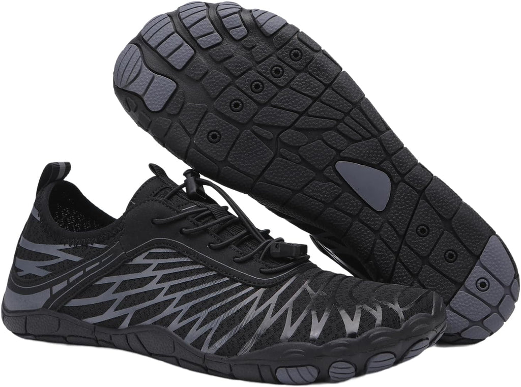SIOSNETA Hike Barefoot Shoes for Women Men, Breathable Non-Slip Athletic Footwear, Wide Toe Water Shoes for Hiking, Non-Slip Neuropathy Shoes for Women Men, Grounded Comfort wear