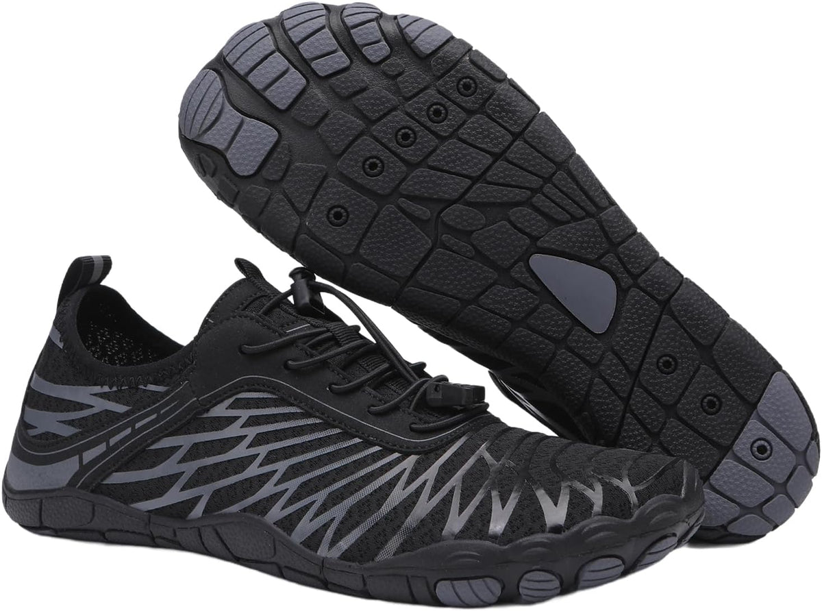 SIOSNETA Hike Barefoot Shoes for Women Men, Breathable Non-Slip Athletic Footwear, Wide Toe Water Shoes for Hiking, Non-Slip Neuropathy Shoes for Women Men, Grounded Comfort wear